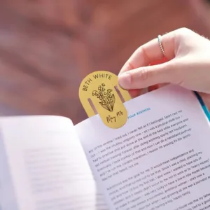 Birth Flower Name Bookmark - Photo 1