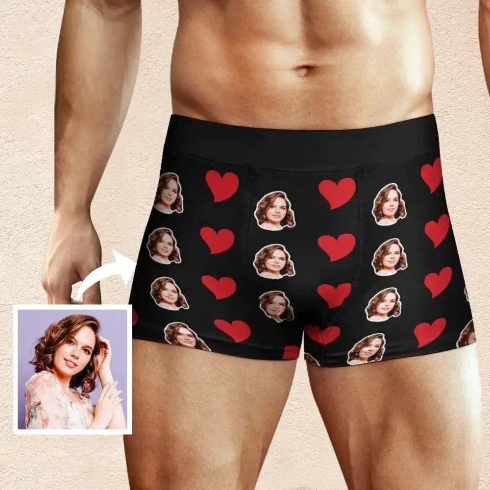 Boxers with Faces on Them - Photo 1