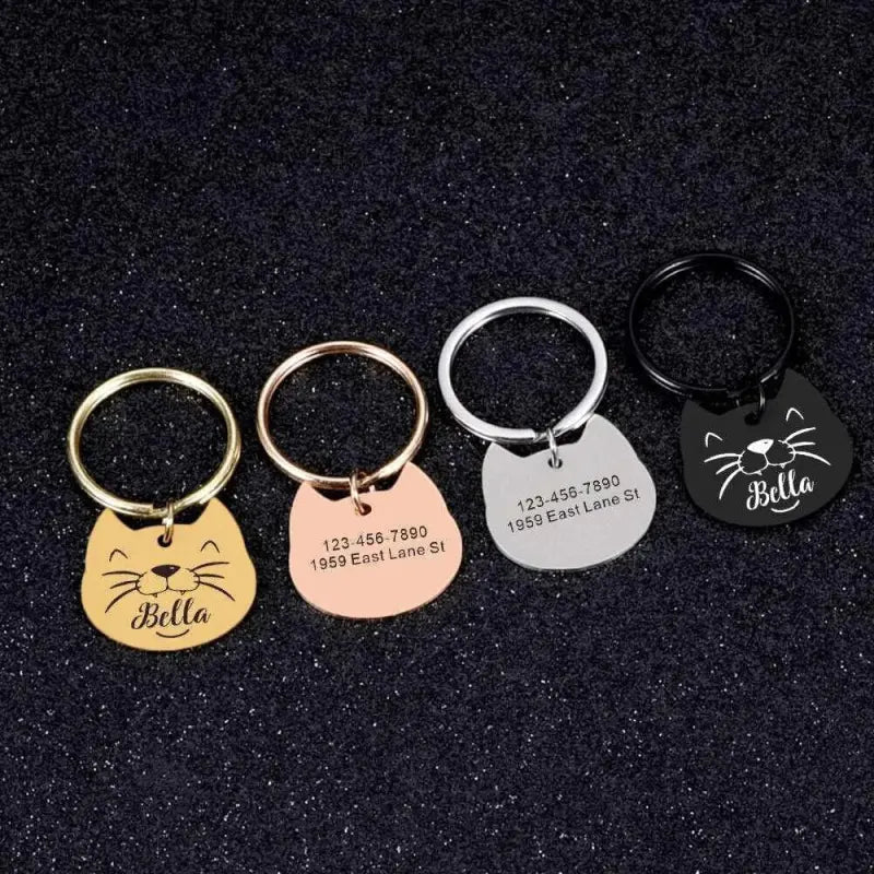 Cat Id Tags Engraved - Photo 1