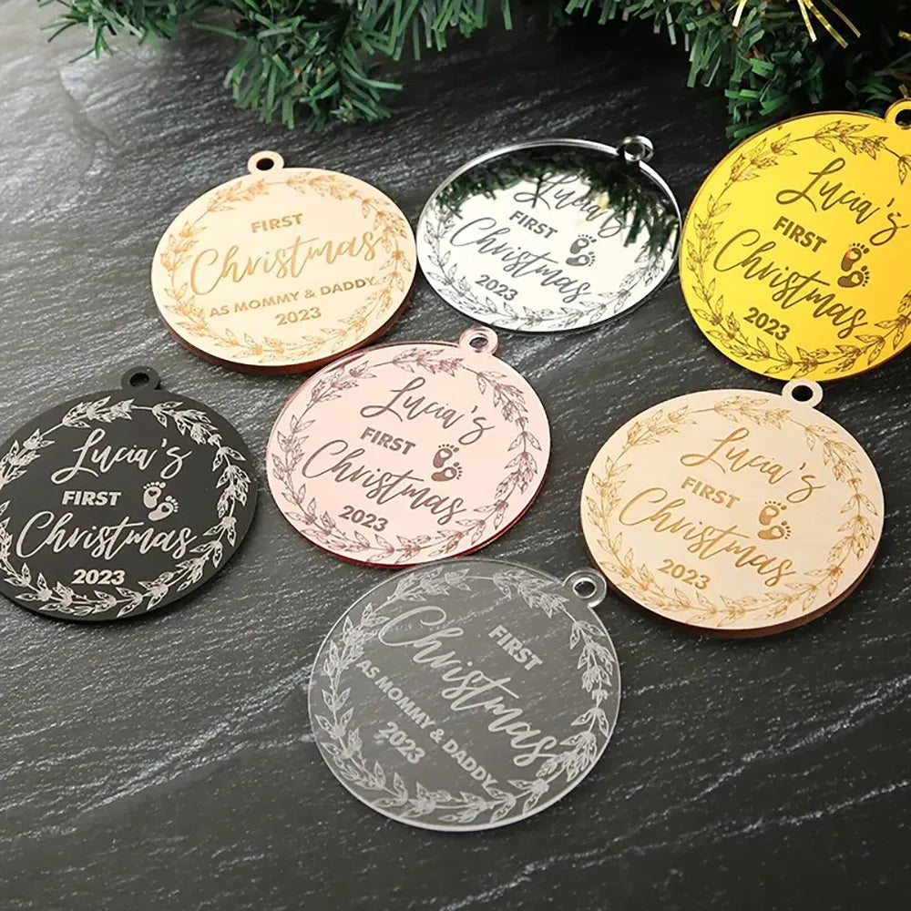Christmas Baubles Personalised - Photo 1