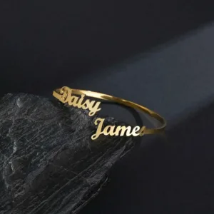 Couple Bracelet with Names - Photo 1