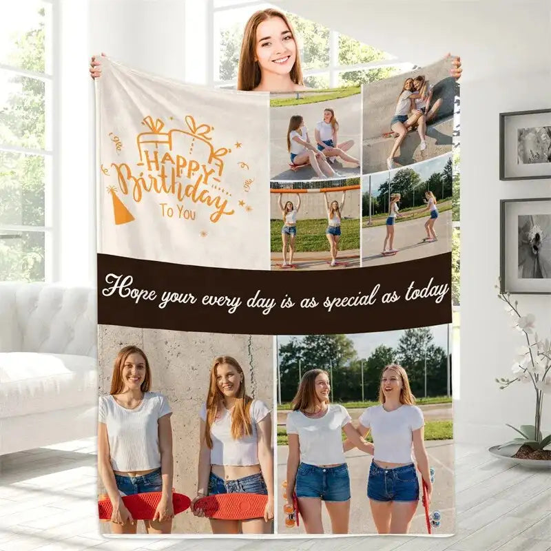 Couple Photo Blanket - Photo 1