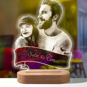 Couple Photo Lamp - Photo 1