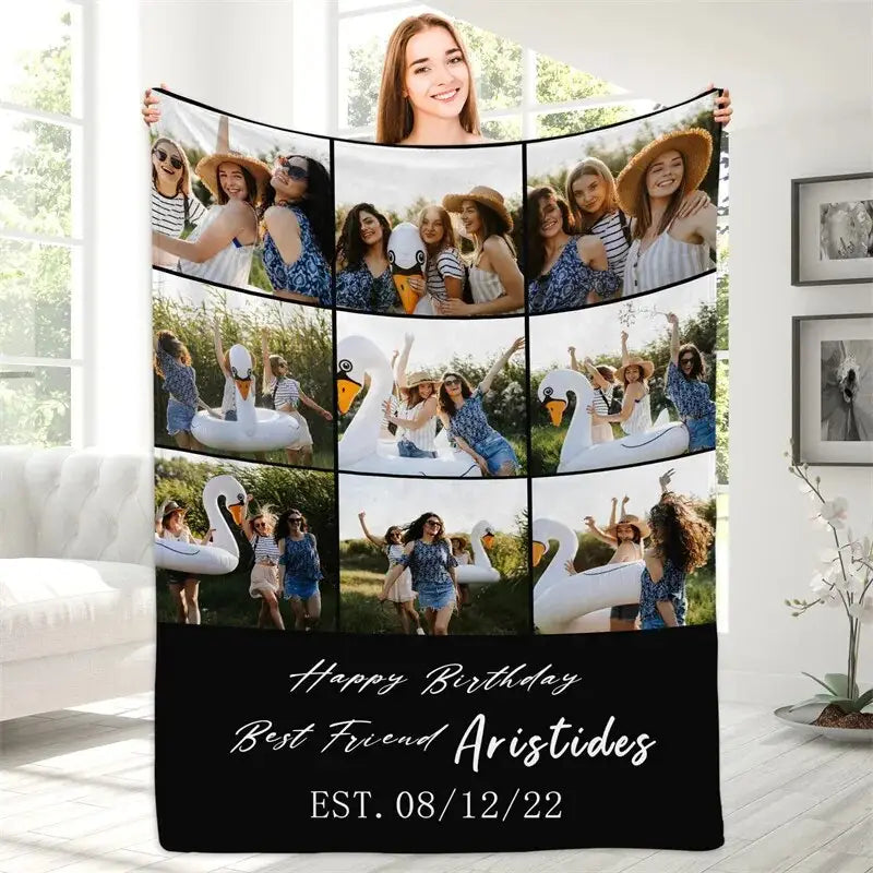 Custom Couple Blanket - Photo 1