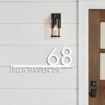 Custom House Number Sign - Photo 1