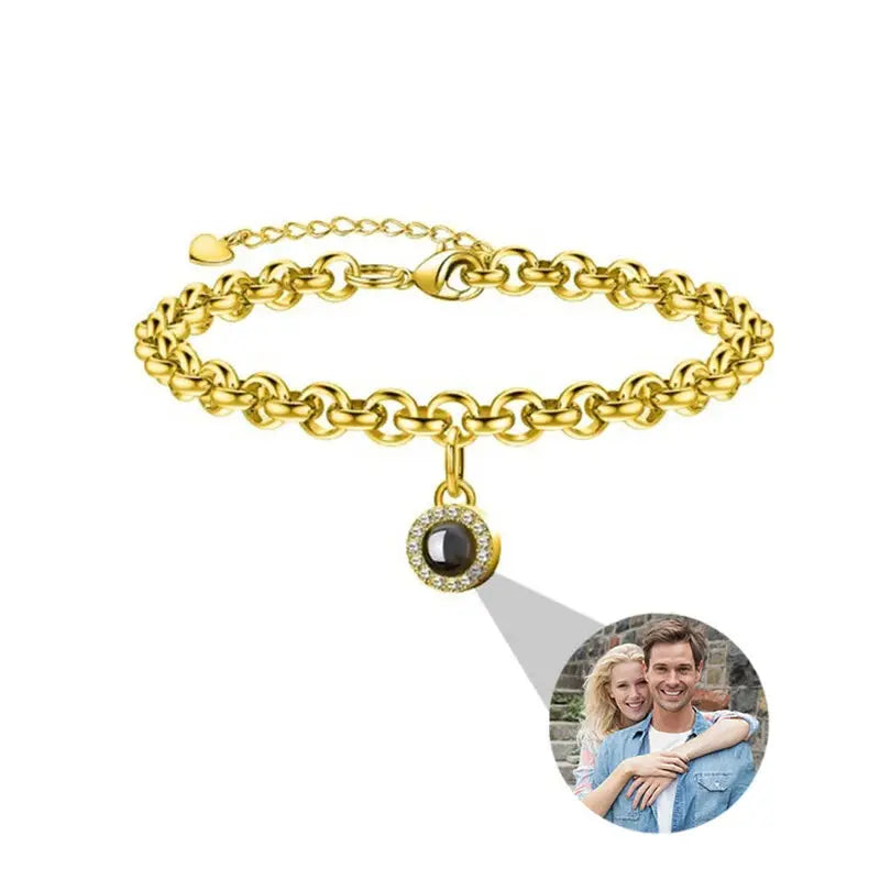 Custom Locket Bracelet - Photo 1