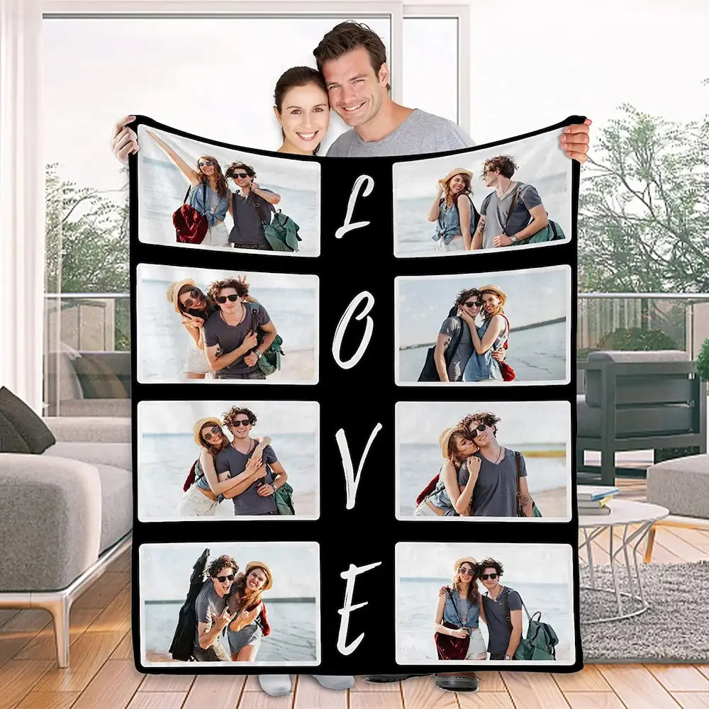 Custom Love Letter Blanket - Photo 1
