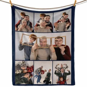 Custom Photo Throw Blanket - Photo 1