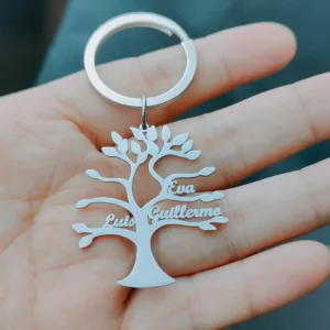 Custom Tree of Life Keyring - Photo 1