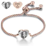 Engraved Heart Bracelet - Photo 2