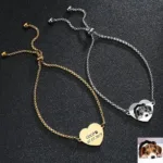 Engraved Heart Bracelet - Photo 3