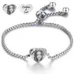 Engraved Heart Bracelet - Photo 4