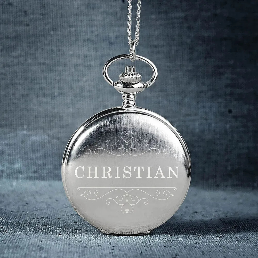 Engraved Pocket Watch - Photo 1