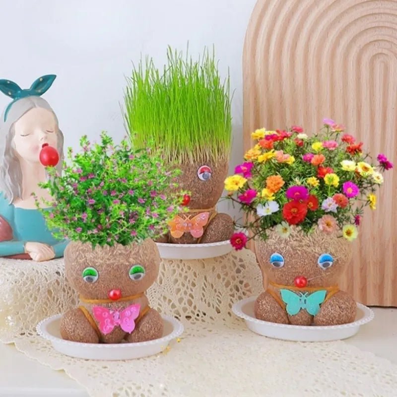 Grass Head Doll - Photo 1