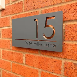 House Name and Number Sign - Photo 1