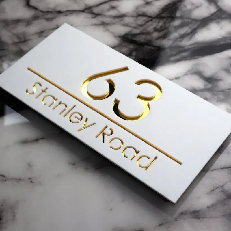 House Number and Name Sign - Photo 1