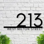 House Number Sign Custom - Photo 1