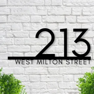 House Number Sign Custom - Photo 1