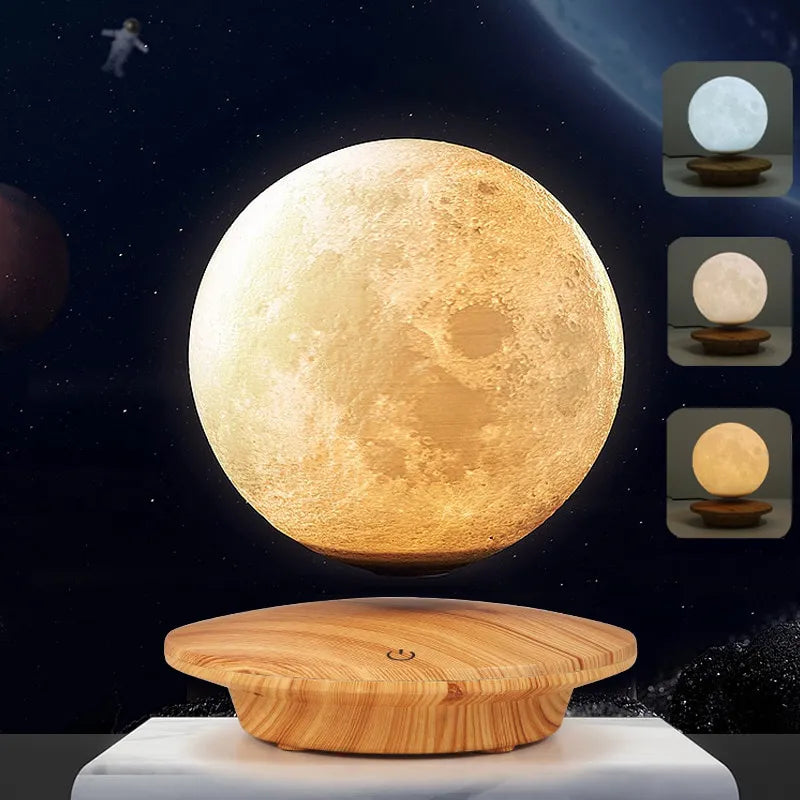 Levitating Moon Lamp - Photo 1