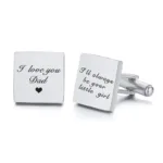 Men&rsquo;s Personalised Cufflinks - Photo 6