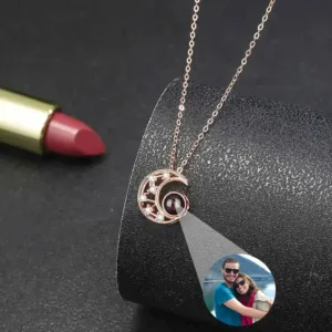 Moon Personalised Necklace - Photo 1