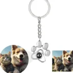 Paw Print Keyring - Photo 4