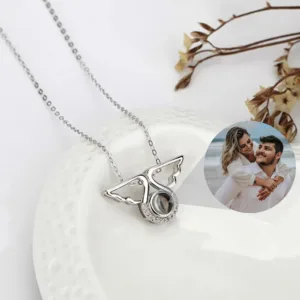 Personalised Angel Wing Necklace - Photo 1