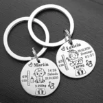 Personalised Baby Keyring - Photo 1