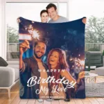 Personalised Birthday Blanket - Photo 1