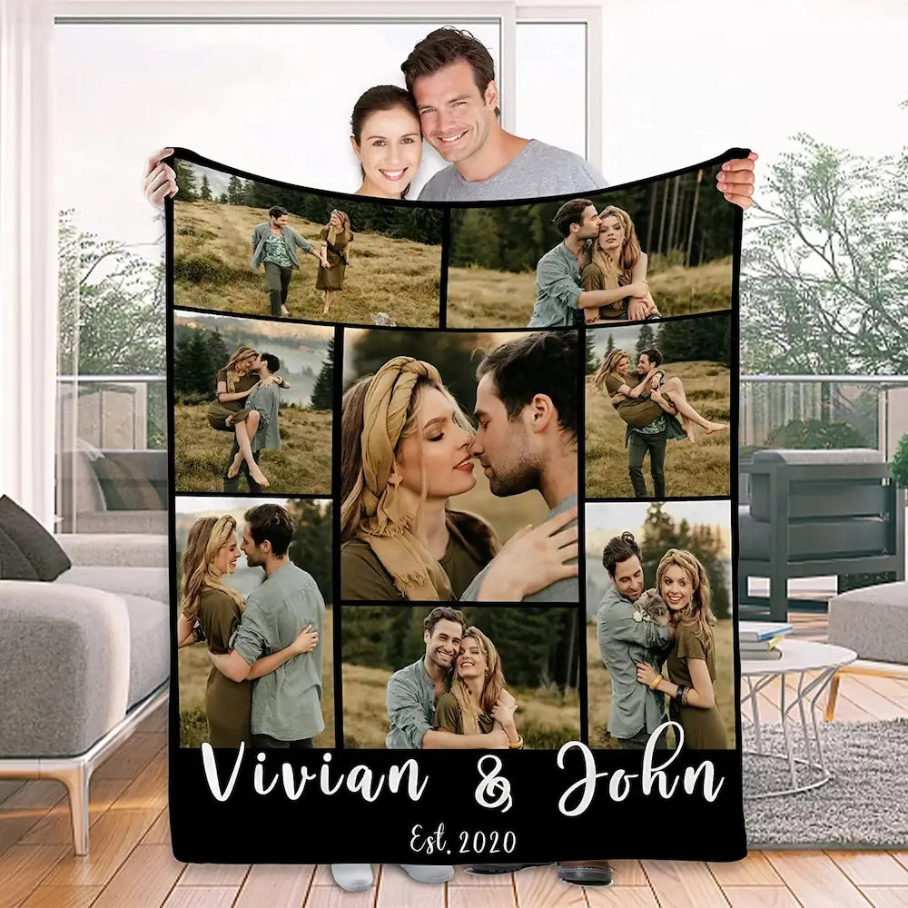 Personalised Blanket with Names - Photo 1