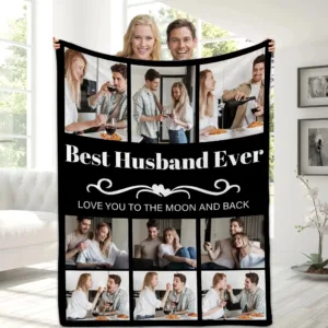 Personalised Blanket with Photo - Photo 1