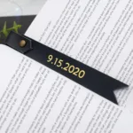 Personalised Bookmark Leather - Photo 2