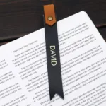 Personalised Bookmark Leather - Photo 3