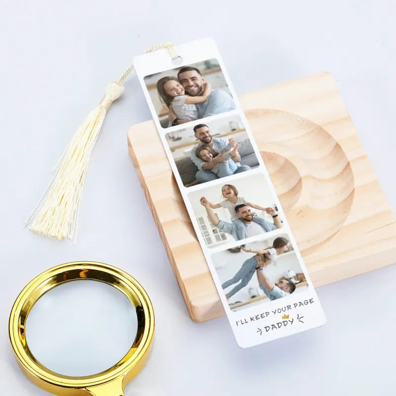Personalised Bookmark with Photos - Photo 1