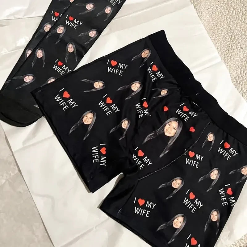Personalised Boxers and Socks - Photo 1