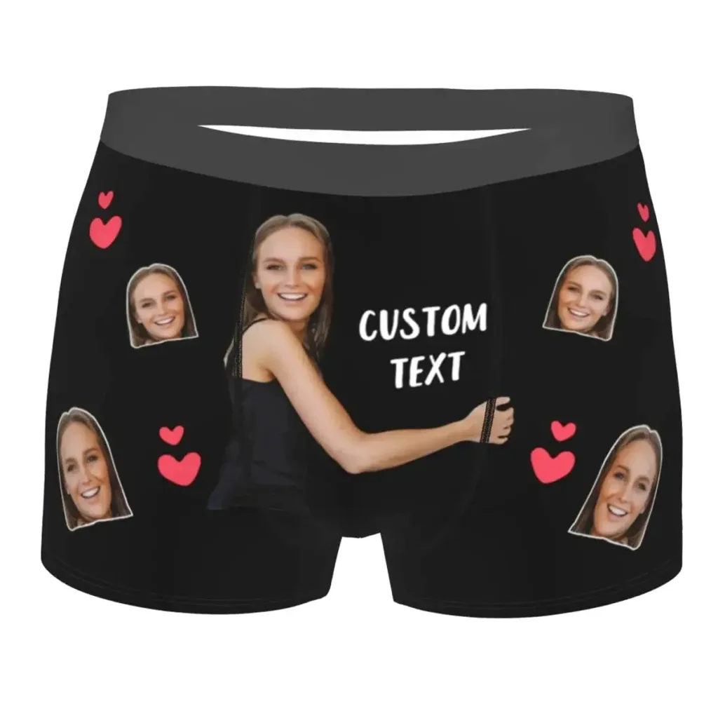 Personalised Boxers Text - Photo 1