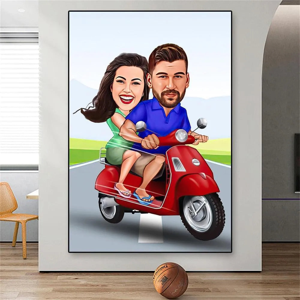 Personalised Cartoon Canva - Photo 1