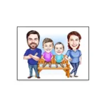 Personalised Cartoon Family Portrait - Photo 2