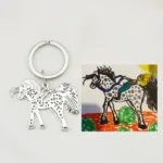 Personalised Child&rsquo;s Drawing Keyring - Photo 1