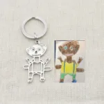 Personalised Child&rsquo;s Drawing Keyring - Photo 2