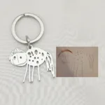 Personalised Child&rsquo;s Drawing Keyring - Photo 4