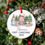 Personalised Christmas Baubles with Name - Photo 4