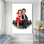 Personalised Couple Caricature - Photo 6