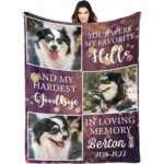 Personalised Dog Blanket - Photo 1