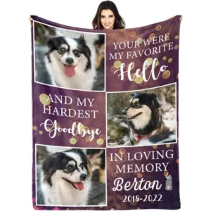 Personalised Dog Blanket - Photo 1