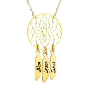 Personalised Dream Catcher Necklace - Photo 1