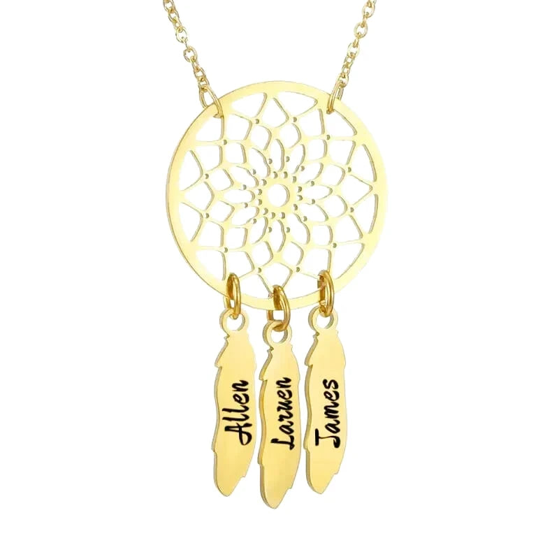 Personalised Dream Catcher Necklace - Photo 1
