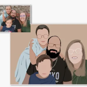 Personalised Family Canva - Photo 1