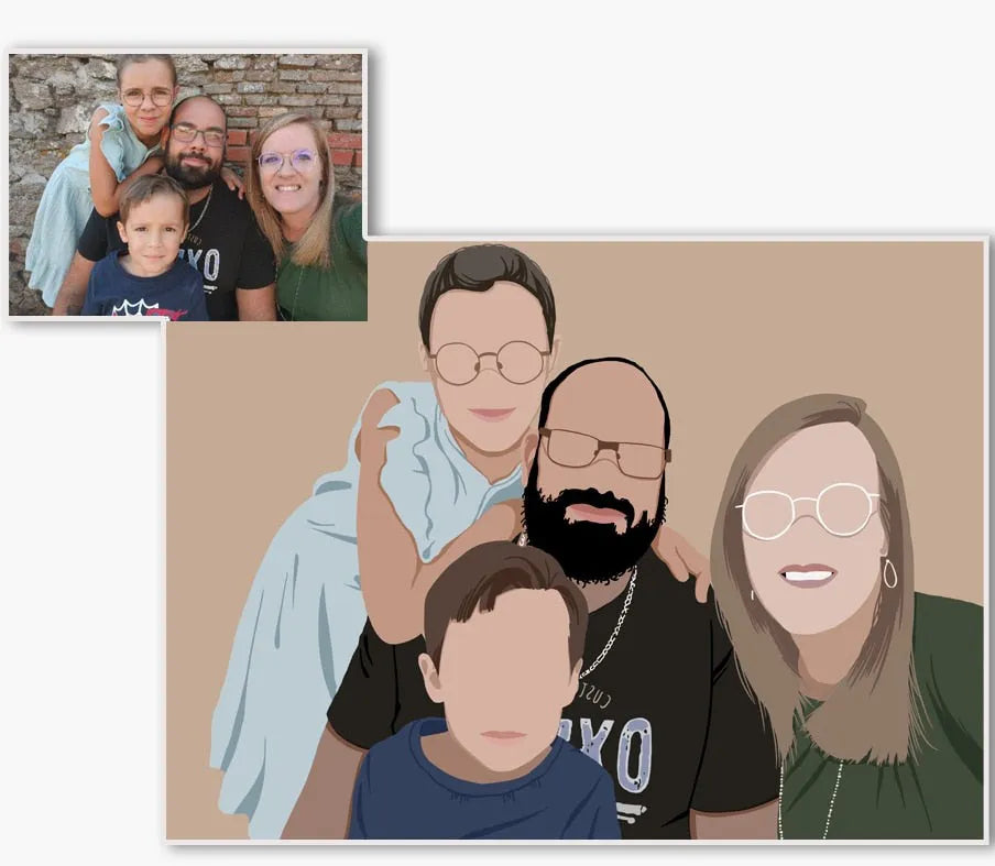 Personalised Family Canva - Photo 1
