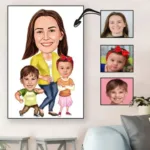 Personalised Family Caricature - Photo 2